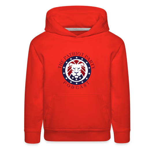 Kids‘ TPPP Official Logo Premium Hoodie - red