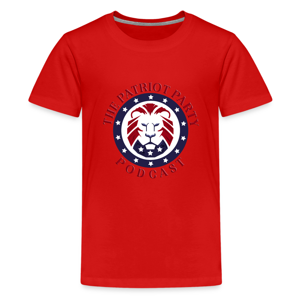 Kids' TPPP Official Logo Premium T-Shirt - red