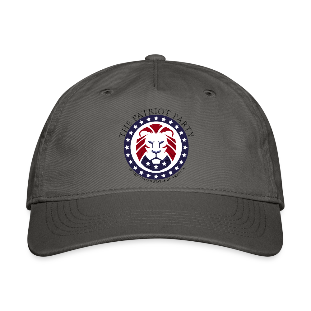 TPPP Original Logo Organic Baseball Cap - charcoal