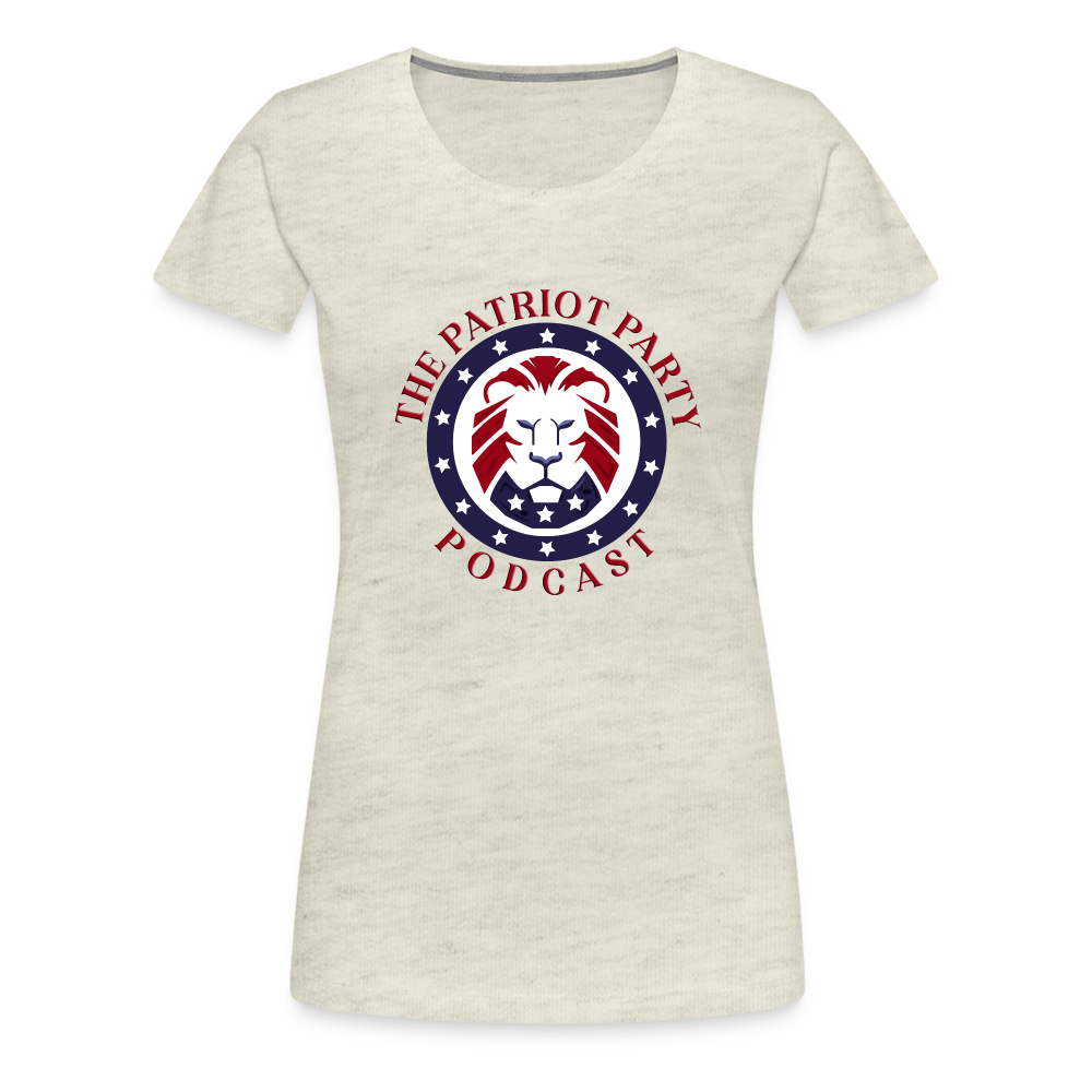 Women’s TPPP Official Logo Premium T-Shirt - heather oatmeal