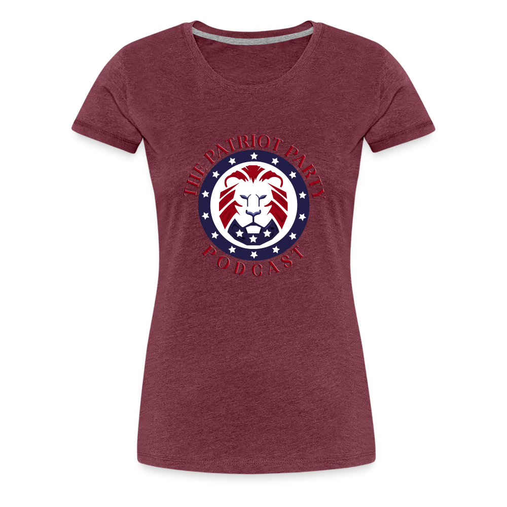 Women’s TPPP Official Logo Premium T-Shirt - heather burgundy