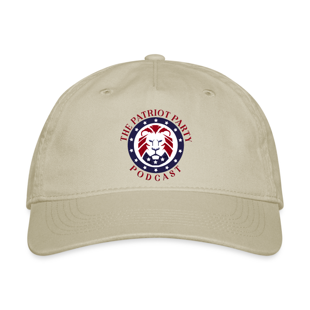 TPPP Official Logo Organic Baseball Cap - khaki
