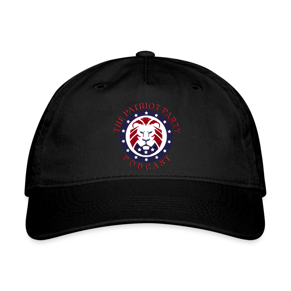 TPPP Official Logo Organic Baseball Cap - black