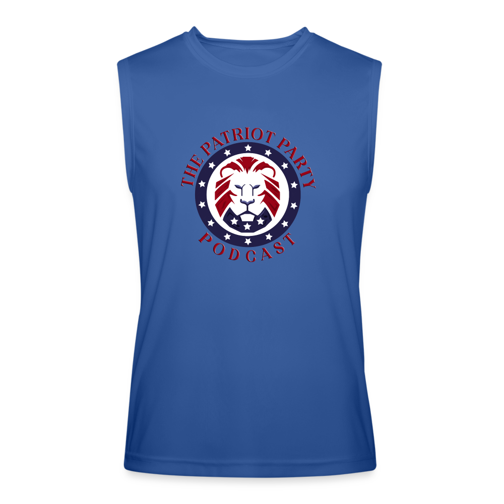 TPPP Official Logo Men’s Performance Sleeveless Shirt - royal blue