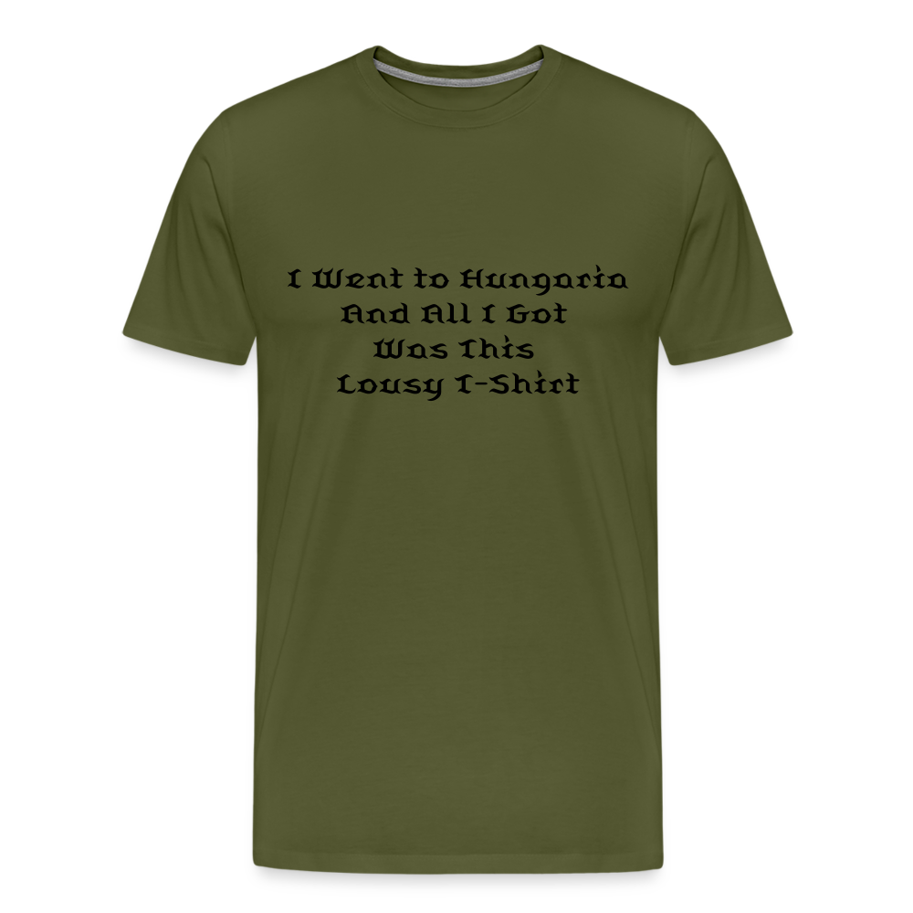 Mic's Sayings Premium T-Shirt - olive green