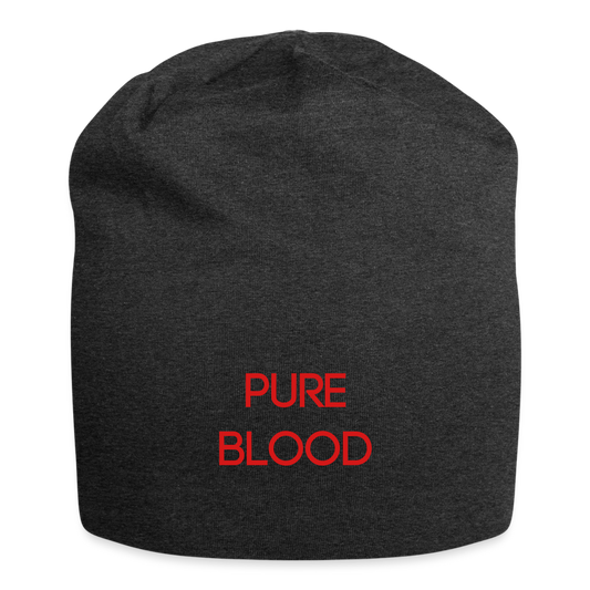 PURE BLOOD Jersey Beanie - charcoal grey